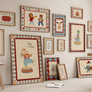 Circus Nursery – Set di stampe da parete – 20 illustrazioni stampabili