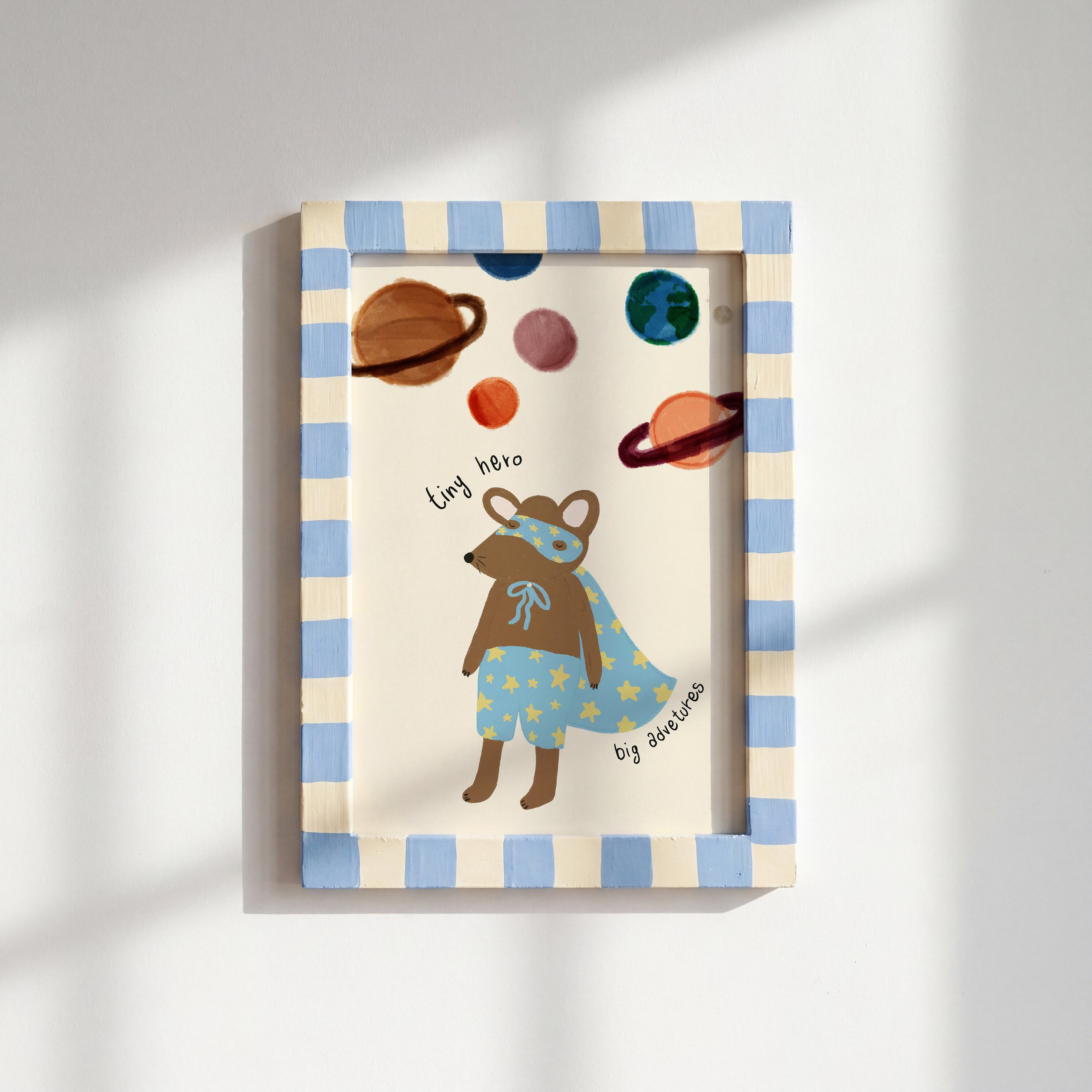 Tiny Hero Big Adventures, Space Nursery Decor
