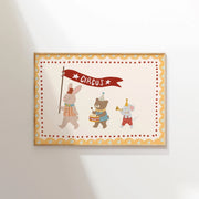 Whimsical Circus Animals – Nursery & kids wall art