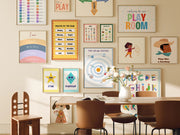 Educational Nursery Wall Art Bundle – 100+ Printable Designs