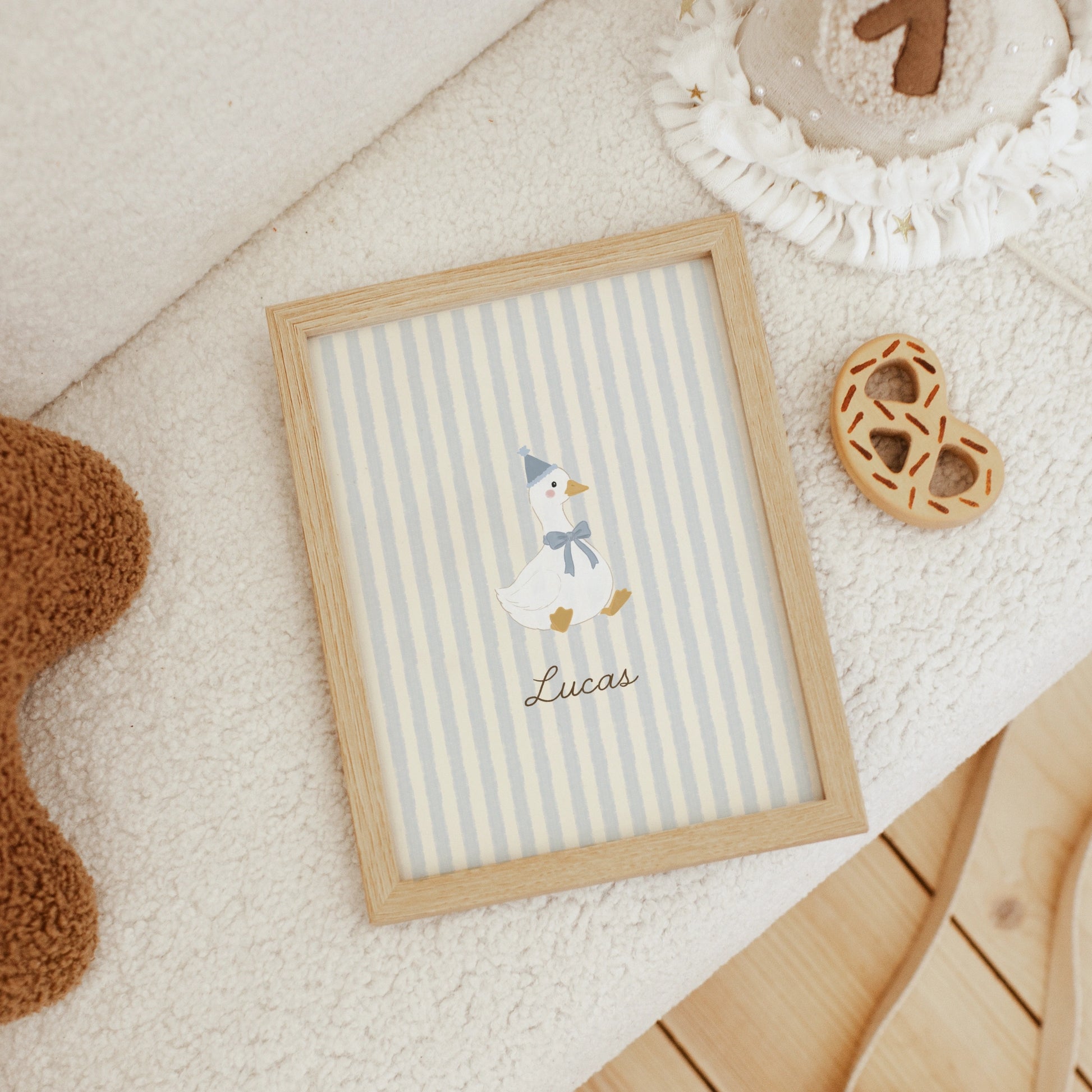 Personalized Nursery Name with Goose – Personalized wall art