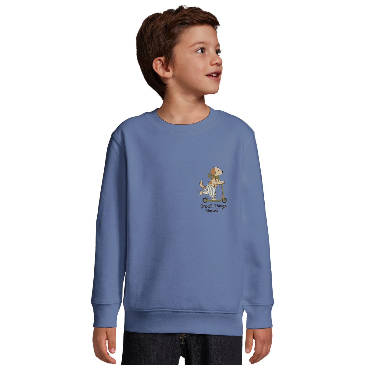 Great Things Ahead – Kids Crewneck Sweatshirt