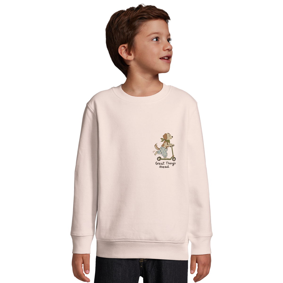 Great Things Ahead – Kids Crewneck Sweatshirt