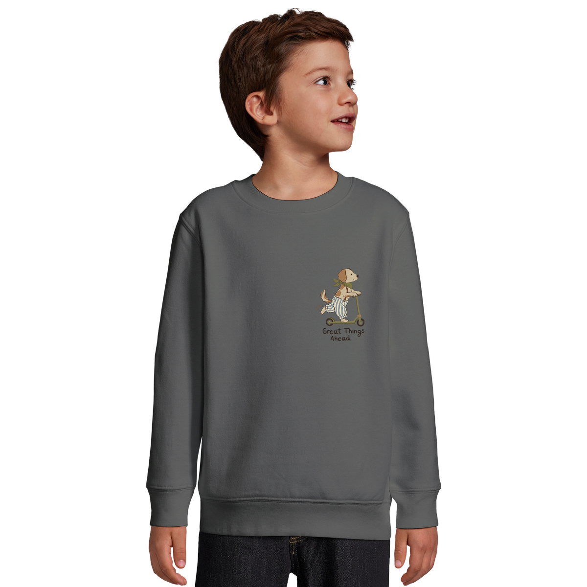 Great Things Ahead – Kids Crewneck Sweatshirt