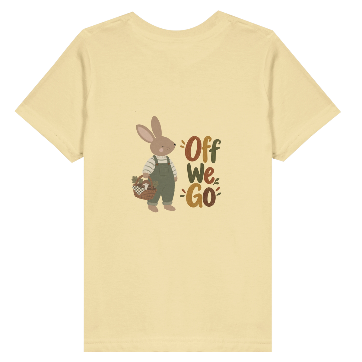 Off We Go Bunny – Premium Toddler T-Shirt