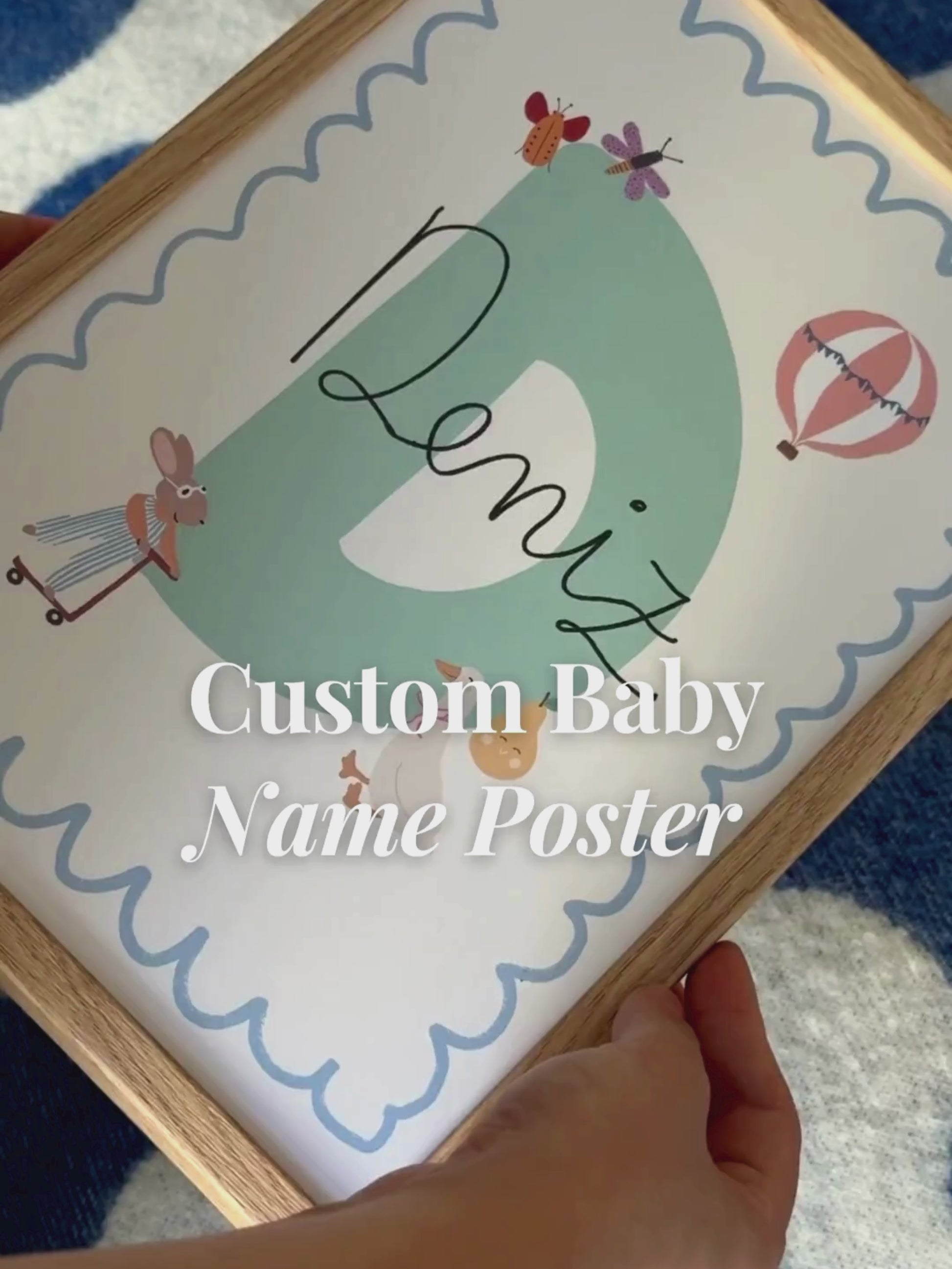 Personalized Nursery Name Wall Art