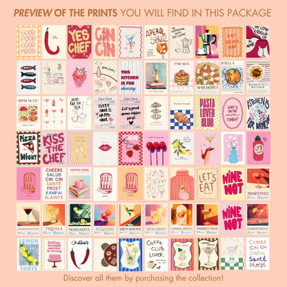 Handmade Kitchen, over 100 prints