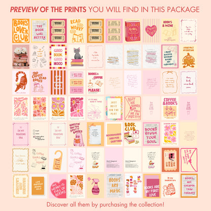 Handmade Bookish Decor, over 100 prints