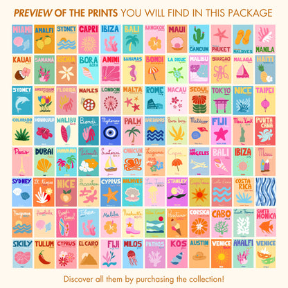 Preppy Travel, over 100 prints