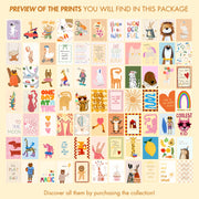 Nursery Wall Art Bundle Vol. 1 – 120+ Printable Designs