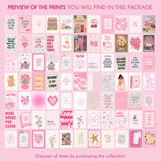 Pink Bookish Wall Art Bundle – 100+ Printable Designs