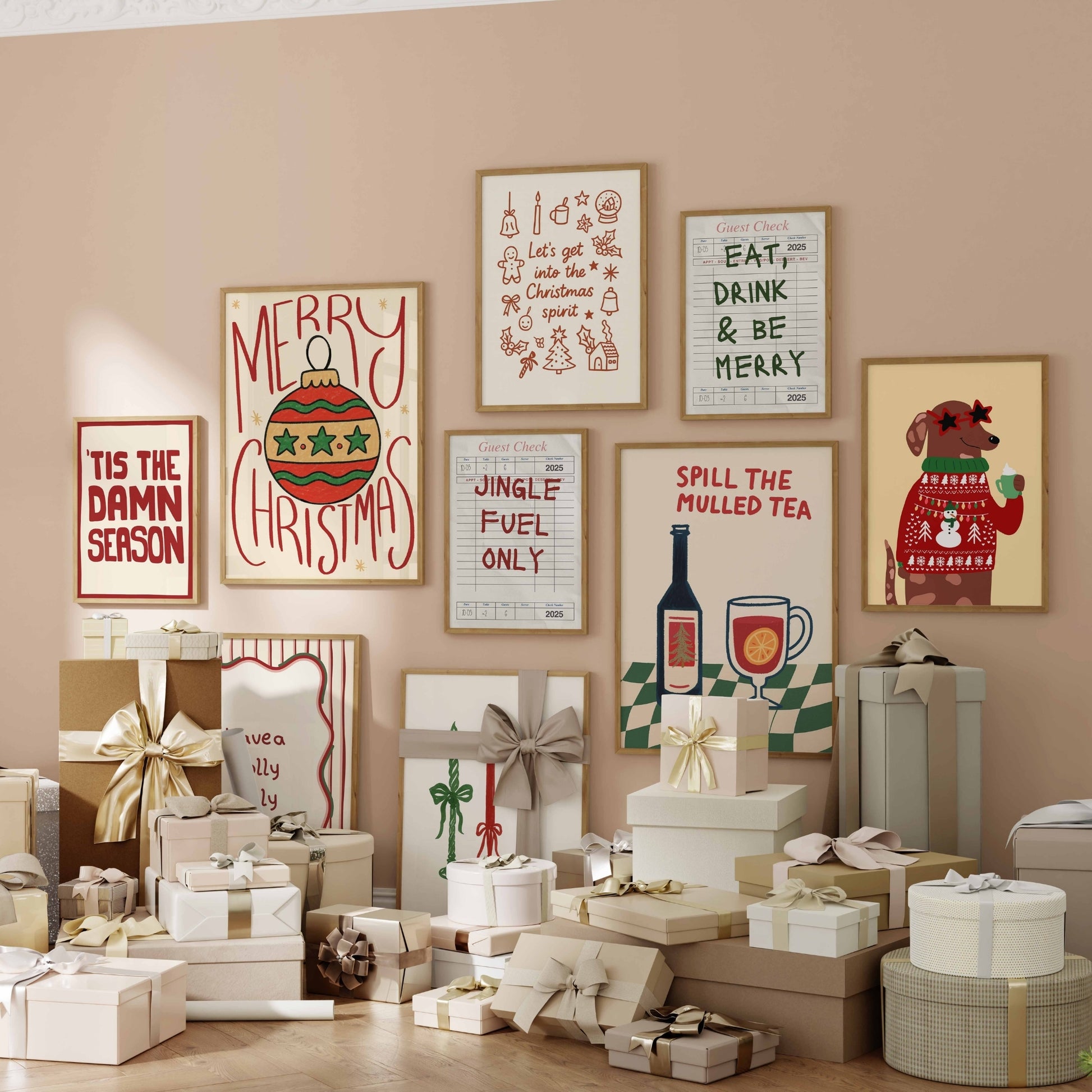 Decorazioni natalizie fatte a mano, oltre 590 stampe