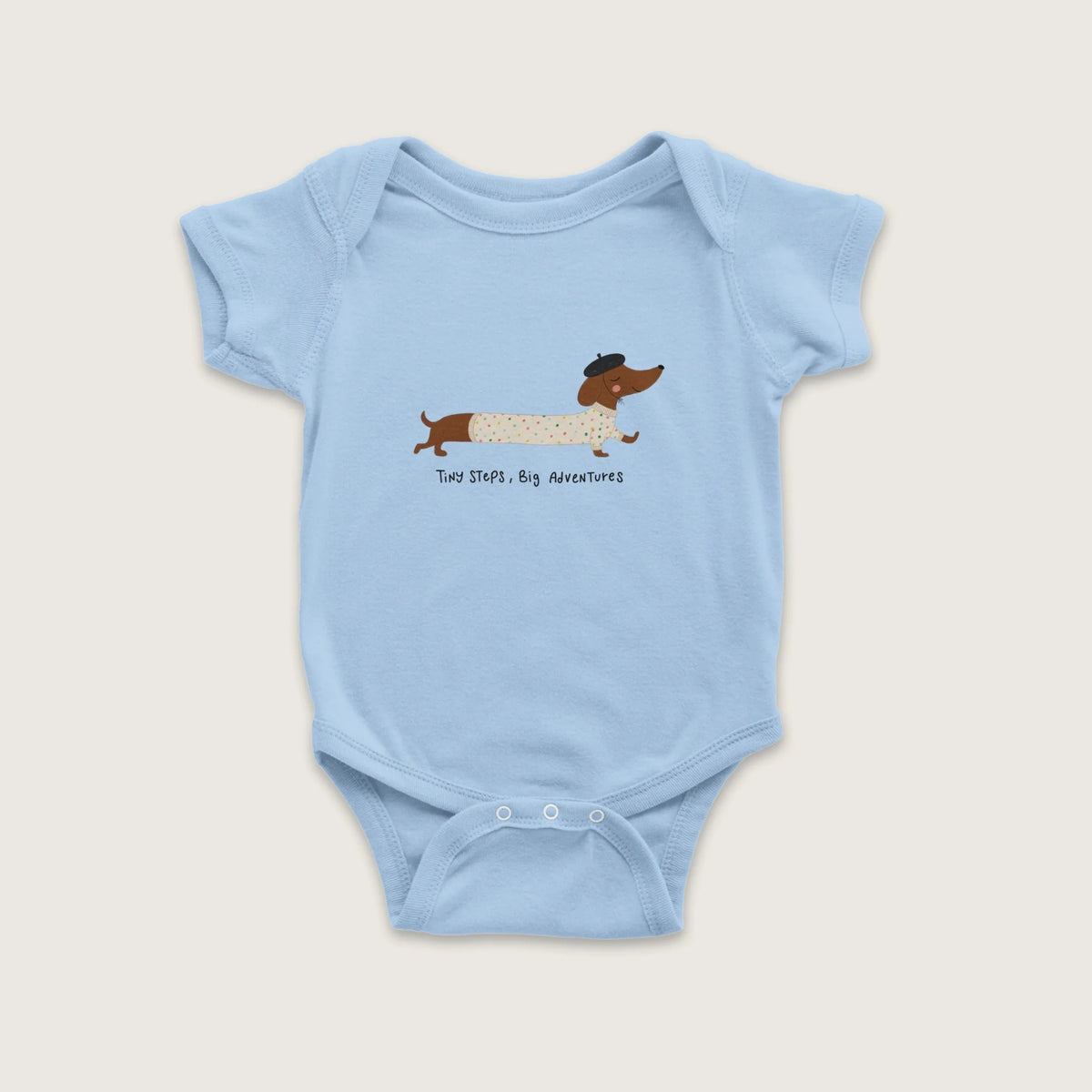 Tiny Steps Big Adventures – Baby Short Sleeve Bodysuit