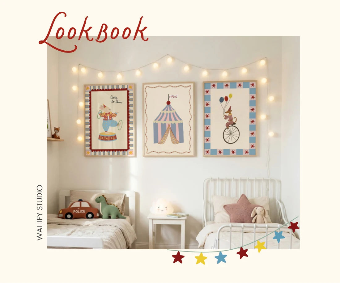 Circus Nursery lookbook cover