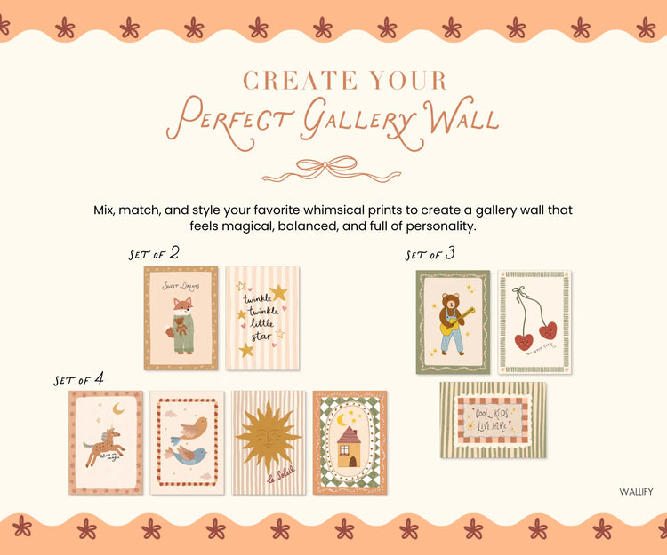 Wallify lookbook cover and gallery wall inspiration