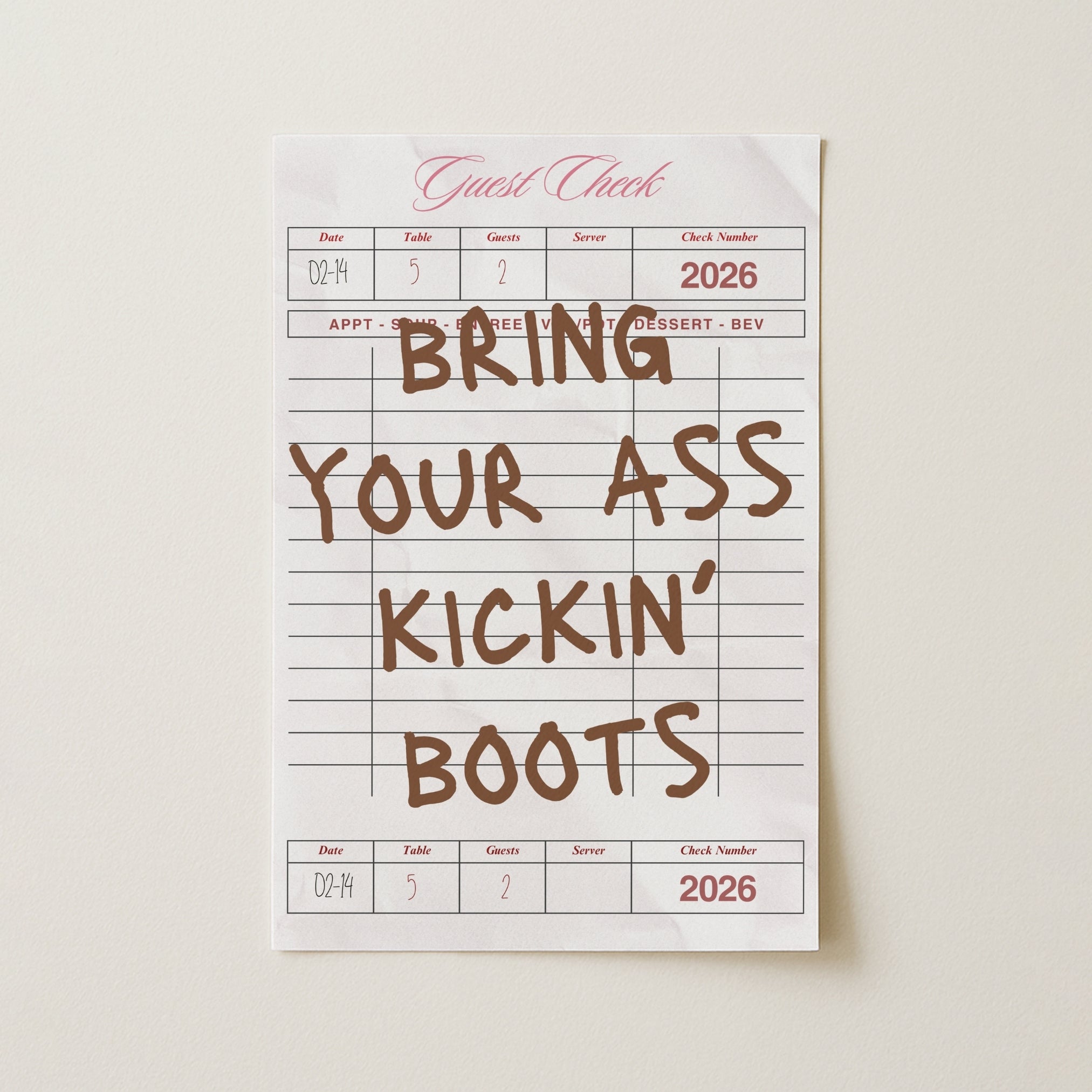 Funny Cowgirl Quote Print