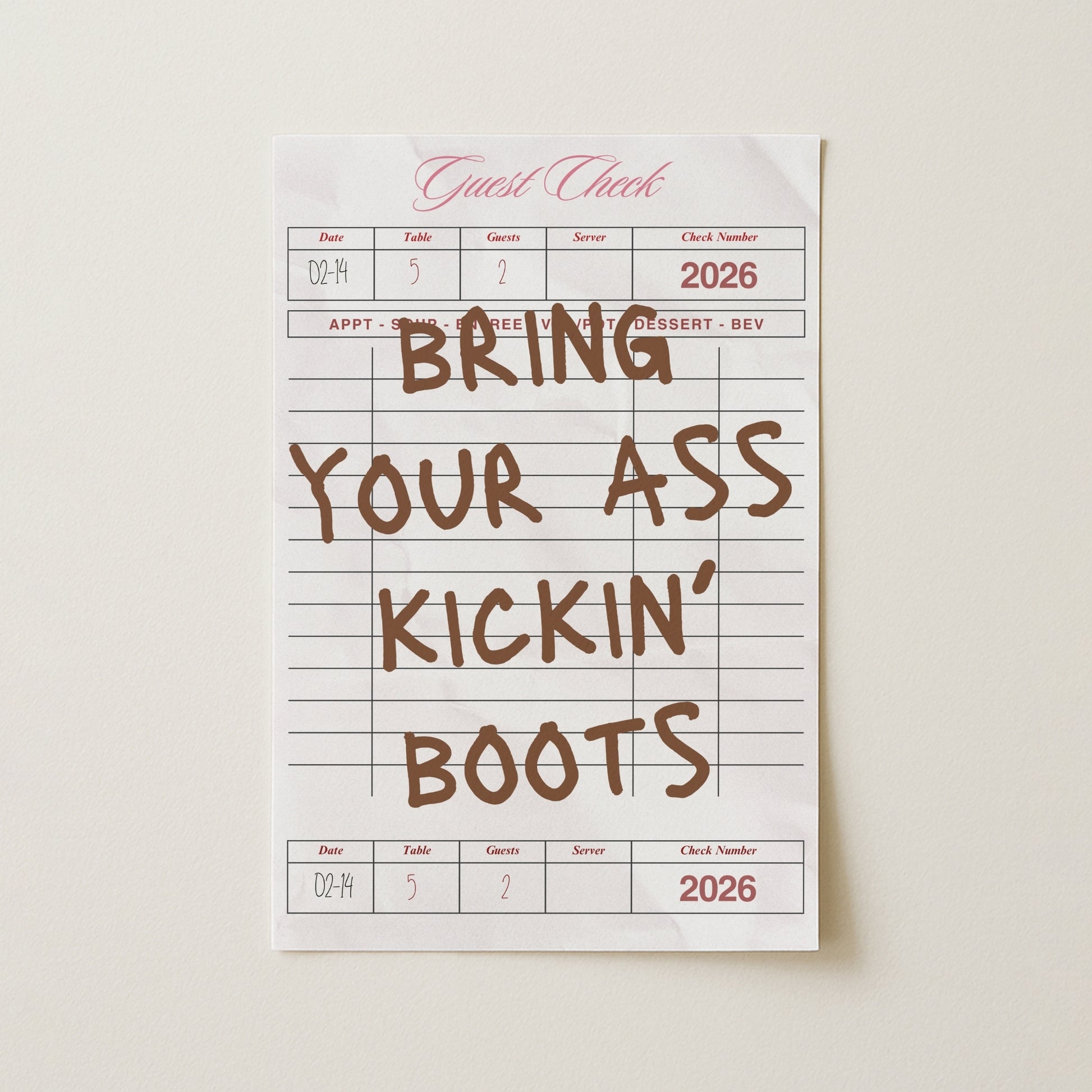 Funny Cowgirl Quote Print