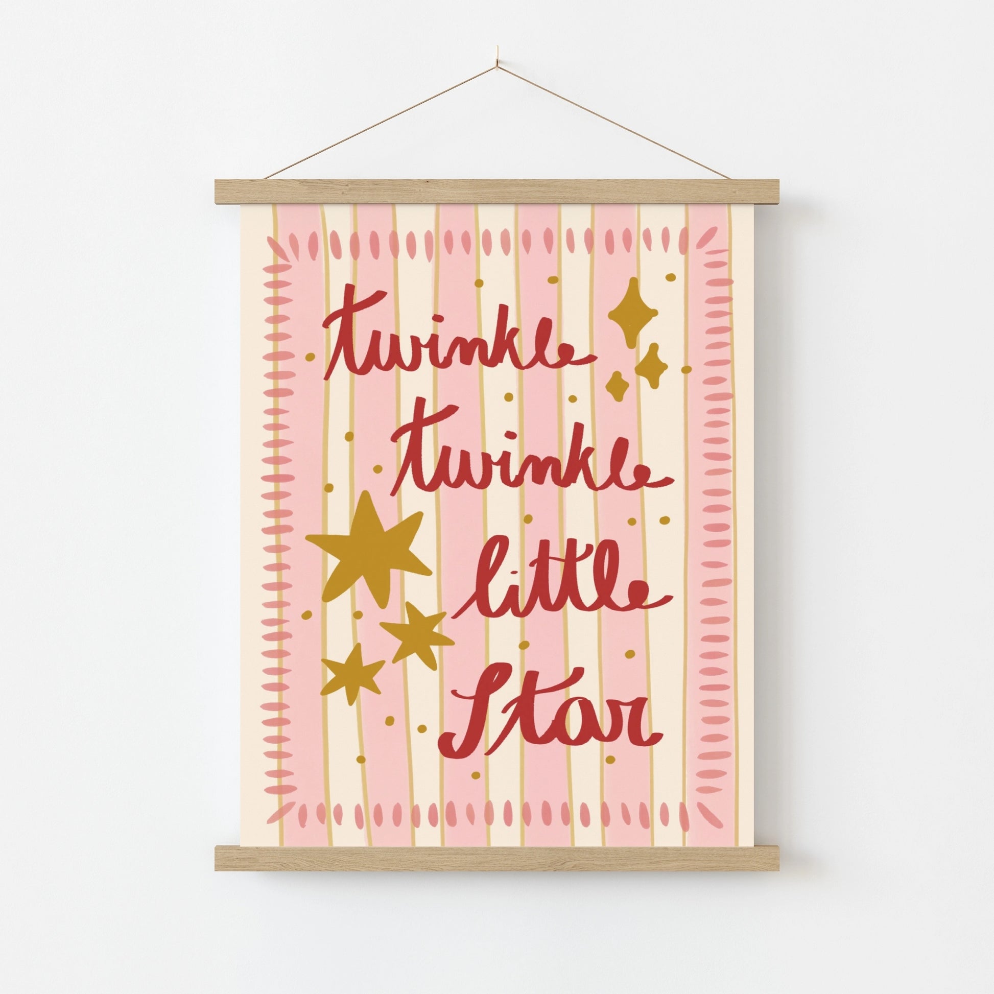 Brilla, brilla, estrellita, decoración para habitación de niñas