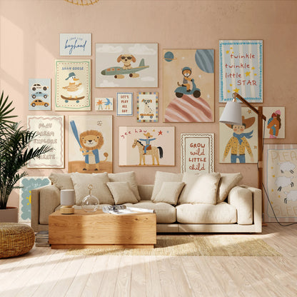 Handmade Boy Nursery, over 100 prints